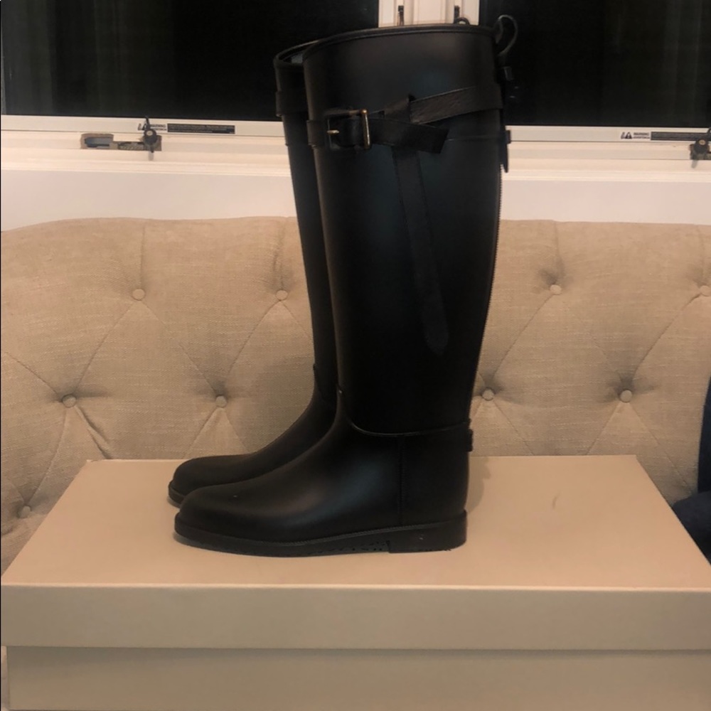 Burberry Rain Boot — Black